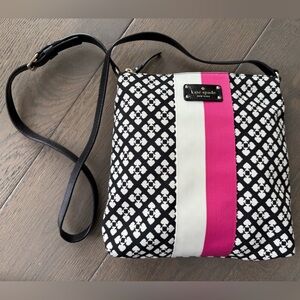 NWOT Kate Spade Fabric Logo Crossbody